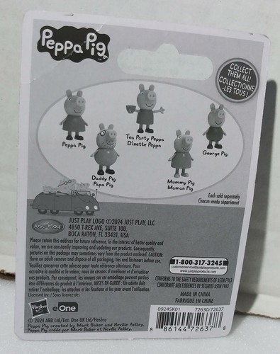 Modellino Peppa Pig Tea Party Peppa Hasbro 2 1/4" giocattolo nuovo in confezione - Foto 4 di 5
