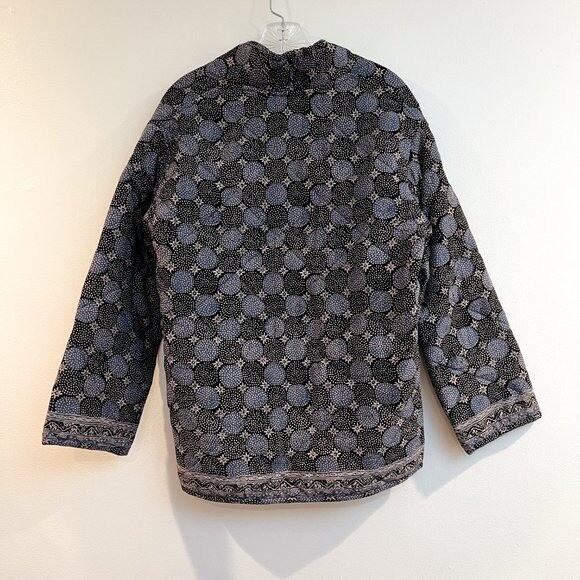 Preloved Natalie Martin Bohemian Star Dot Quilted Jacket, Medium image 9