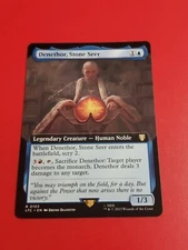 Commander Lord of the Rings Denethor, Stone Seer Extend Art #103 LOTR  Mtg