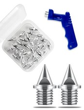 Track Spikes for Track Shoes 1/4 Inch 32 Pcs Carbon Steel Ultra-Light Each Sp...