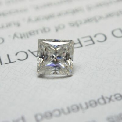 7.50MM D/VVS1 Single 2.50CT Princess-Brilliant Cut Lab-Grown Loose Diamond Stone 7.50MM D/VVS1 Single 2.50CT Princess-Brilliant Cut Lab-Grown Loose Diamond Stone