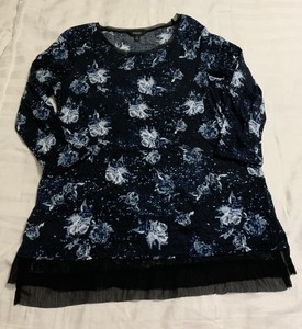 vera wang tunic tops