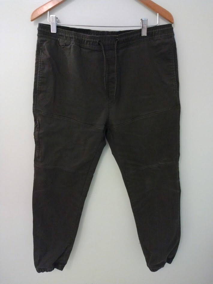 Joggers Mens Pants Gray Large Elastic Waist Pockets Tc & Co Supply Pockets-image