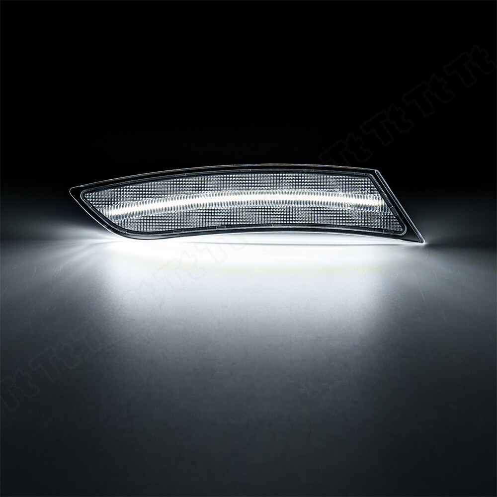 For 13-17 Cadillac XTS Front Bumper WHITE LED Side Marker Lights For 13-17 Cadillac XTS Front Bumper WHITE LED Side Marker Lights