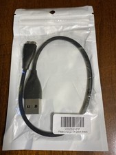 USB Charging Charger Black 20cm Cable Cord for Fitbit CHARGE HR Smart Watch