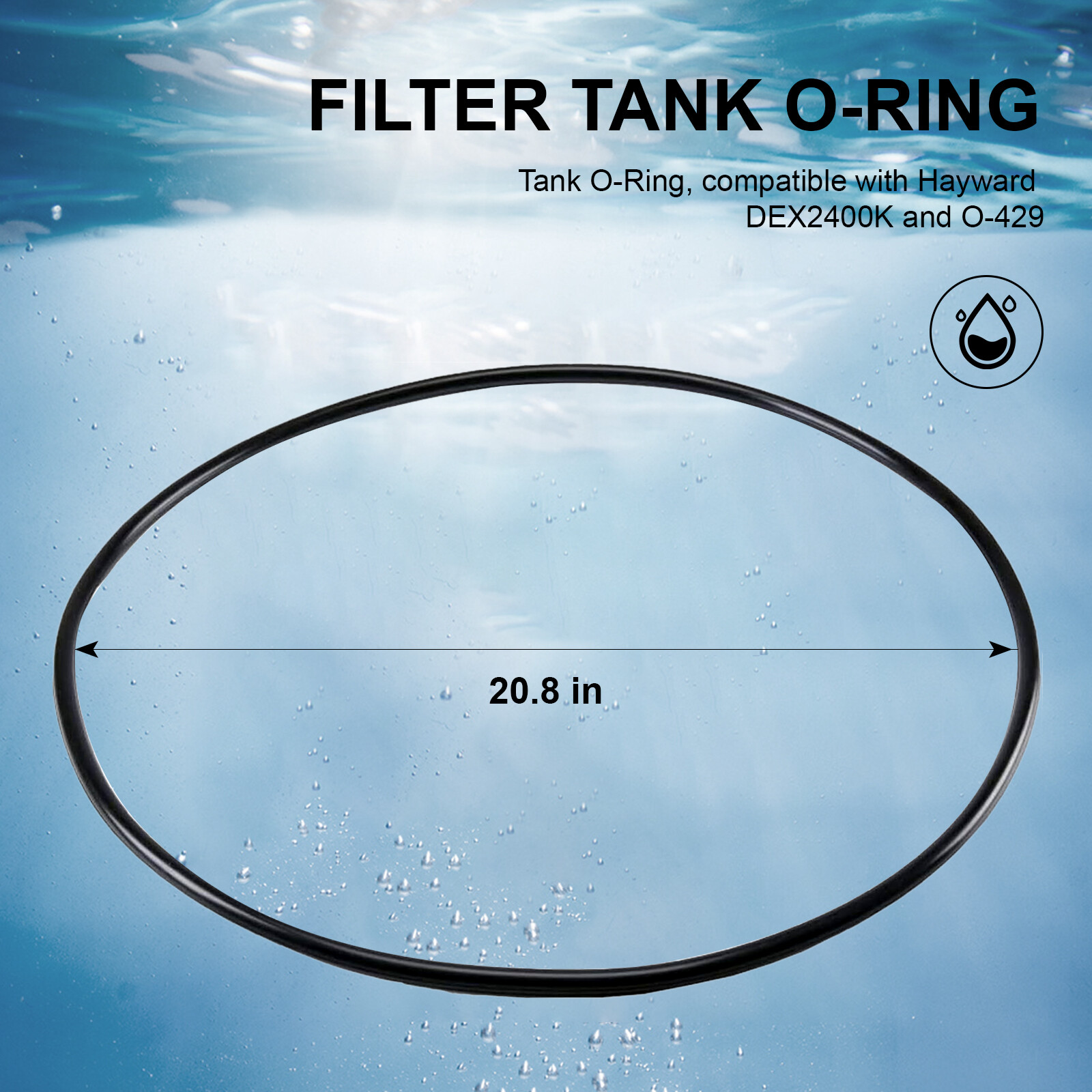 Pool Filter Tank Oring Replacement for Hayward ProGrid DE DEX2400K O