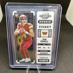 2022 Contenders Optic SAM HOWELL Rookie Ticket #90 Commanders RC ROOKIE