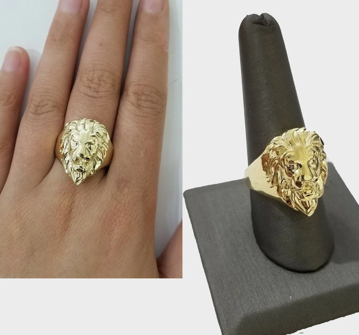 Gold lion hotsell pinky ring