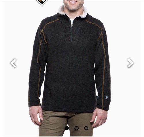 Kuhl Men's Europa 1/4 Zip Sweater SZ L 