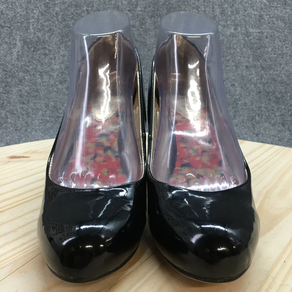 Zapatos de tacón informales sin cordones Madden Girl para mujer 8,5 Shiine de cuero sintético negro Foto 4 de 4