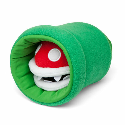 Super Mario Bros Piranha Pflanze Handpuppe 12 Zoll Plüsch Neu mit Etikett Nintendo Uncute  - Bild 5 von 9
