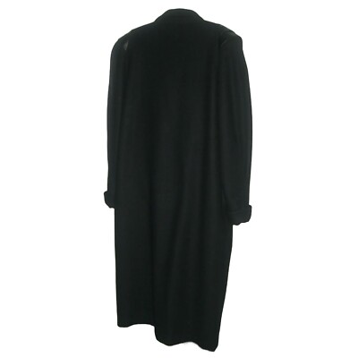 TONELLOチェスターコートXL（used） Vintage 80's Billi by Billycoat Wool Coat Black Faux Leather Goth