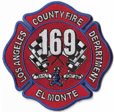 LA County Station 169 /  El Monte Checkered Flags NEW Fire Patch