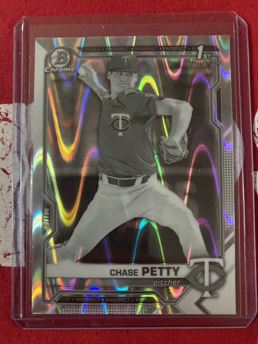 2021 Chrome Chase Petty Twins #BDC-49 Black & White Ray Wave