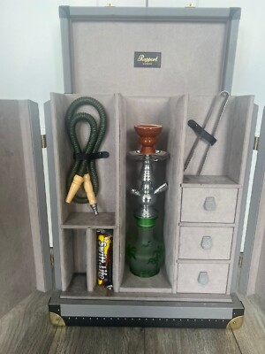 Rapport London Cambridge Shisha Hooka Trunk mit Zubehör 