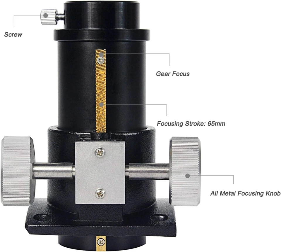 Smooth Manual Focus SV181 Focuser for Enhanced Viewing on 114mm-150mm Telescopes - Image 4 of 4