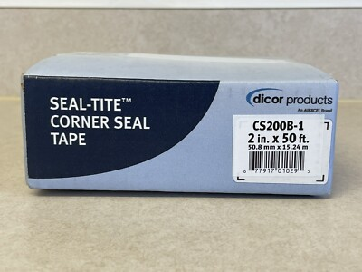 #ad Dicor CS200B 1 Seal Tite Corner Seal RV Roof Repair Tape 2quot;x50#x27; Roll Gray $19.99