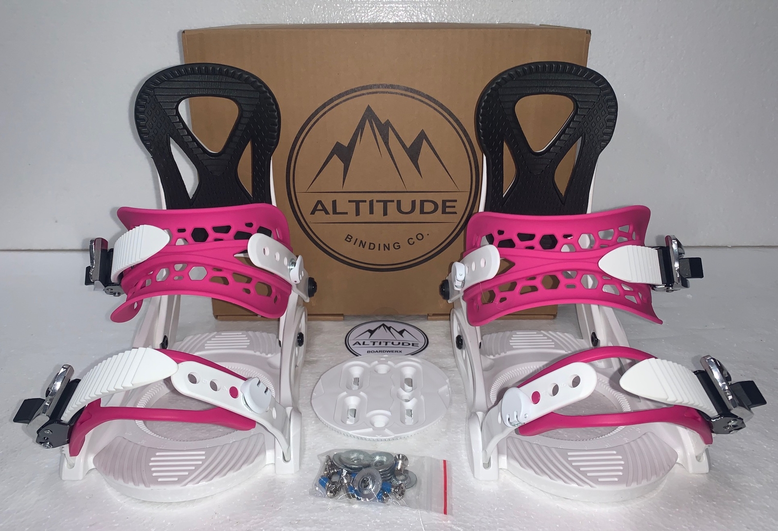 Fixations Snowboard ALTITUDE BOARDERX – Homme S/M – Blanc/Vert – 4x4 Burton 3D