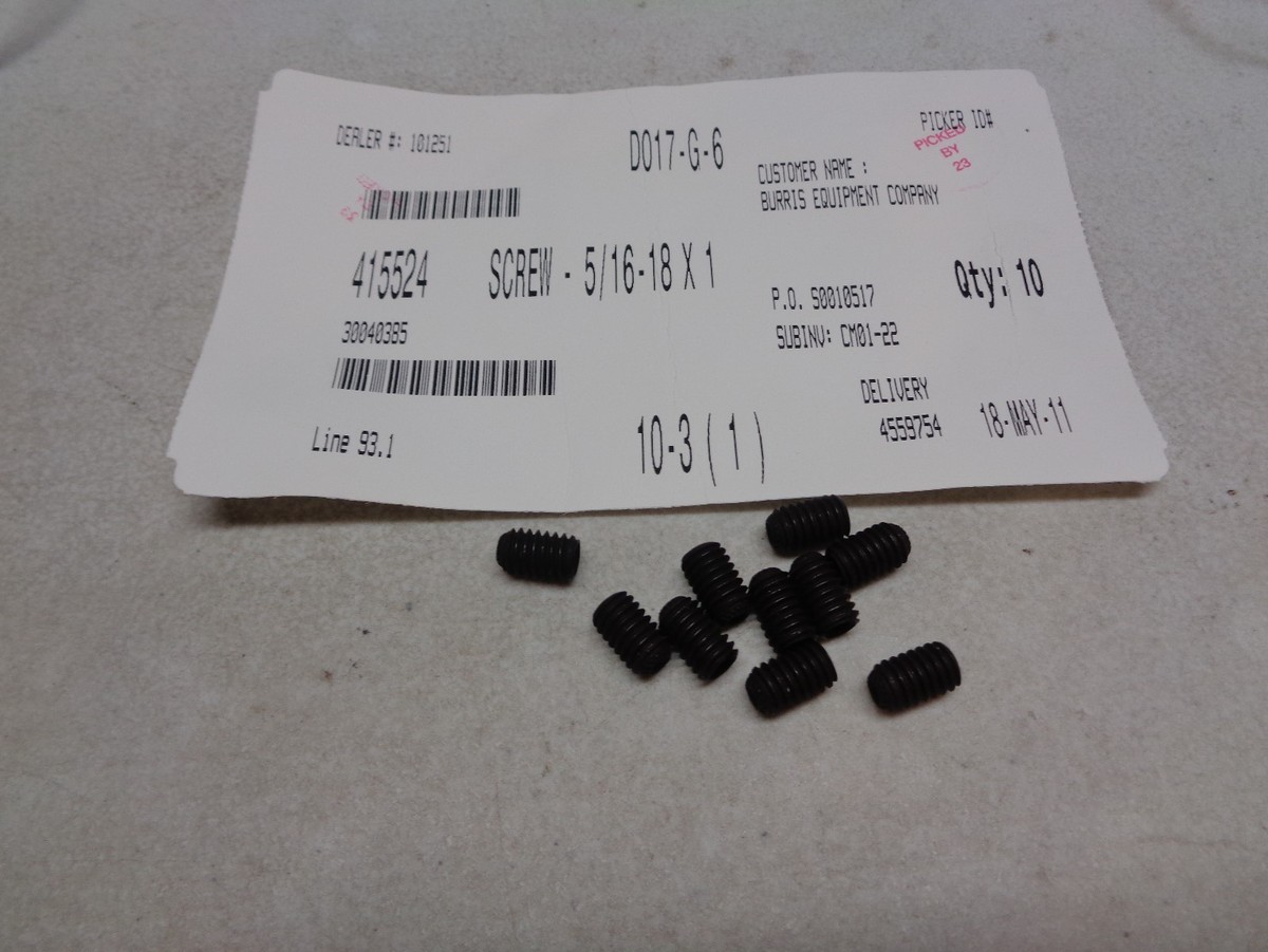 かぶそん Jacobsen Set Screw 415524 | eBay