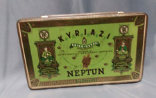 alte Cigarettendose KYRIAZI NEPTUN 25 Cigaretten Cairo Egypt Hamburg Tobacco