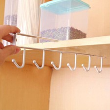 Kitchen Organization Rack Wall Mount Coffee Cup Mug Cupboard Holder Shelf Hanger Kitchen Organization Rack Wall Mount Coffee Cup Mug Cupboard Holder Shelf Hanger