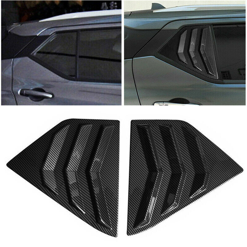 For Nissan Kicks 2017-2024 Carbon Fiber side Window Vent Louver Shutter Cover