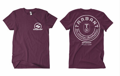 Trabant Mitropa Parodie T-Shirt BURGUN FB Trabi-601 DDR Kulturgut Ostkult Pappe 