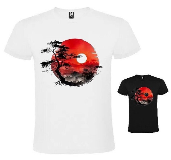 Camisetas algodón Tematizada Blanca / Negra