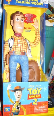 Vintage Think Way Disney Pixar TOY STORY 2 Pull String Talking