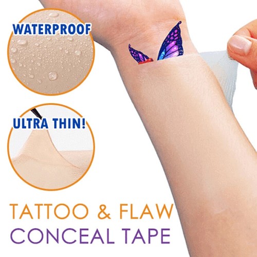Tattoo Scar Flaw Conceal Tape Concealer Waterproof-Stickers-Cover-Up Ultra Thin@ - Picture 4 of 17