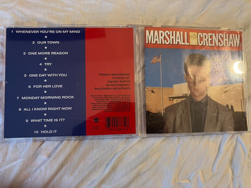 MARSHALL CRENSHAW - RARE AUTOGRAPHED, VG+ Field Day CD - Picture 3 of 3