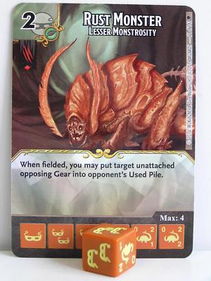 D&D Dice Masters - 2x #071 Rust Monster Lesser Monstrosity - Faerun under Siege