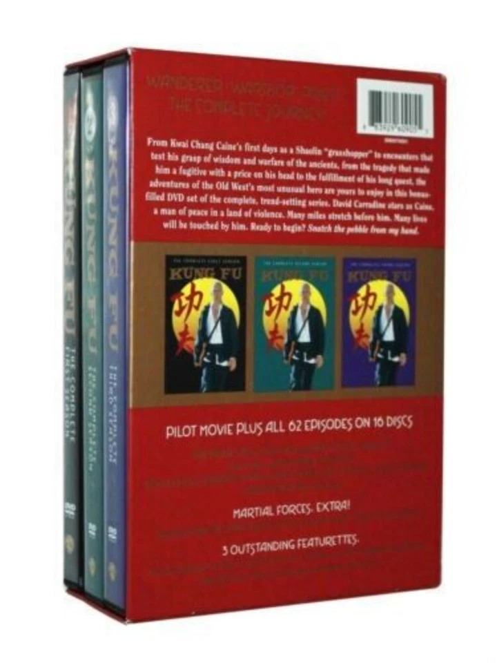 Kung Fu: The Complete Series Collection (DVD, 16 Disc Box Set) Seasons 1, 2 & 3 Foto 2 de 3