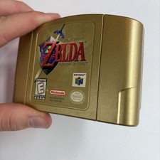 NICE Legend Of Zelda Ocarina of Time N64 Gold Collectors Edition Nintendo 64
