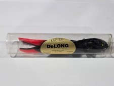 Set of 2 Vintage Delong Kilr Eel 8" Fishing Lures New in Package