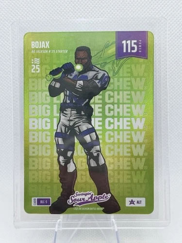 2025 Bo Jackson Battle Arena NSCC Bojax Big League Chew Sour Green Apple BLC-5