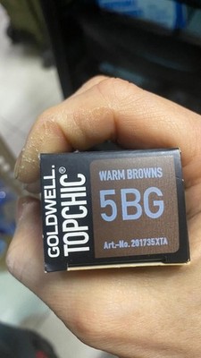 5BG light brown brown gold goldwell topchic permanent hair color 60ml