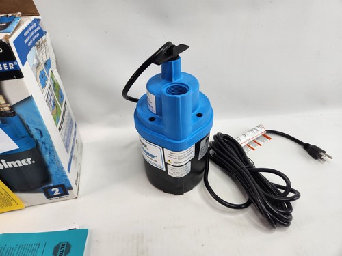 Simer 2330 Smart Geyser 1/4 HP Submersible Automatic Utility Pump 1790gph - Picture 10 of 10