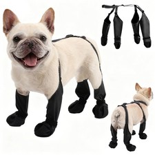 Dog Rain Boots for Small Dogs, Dog Shoes for Hot Pavement, Waterproof Anti-Sl...