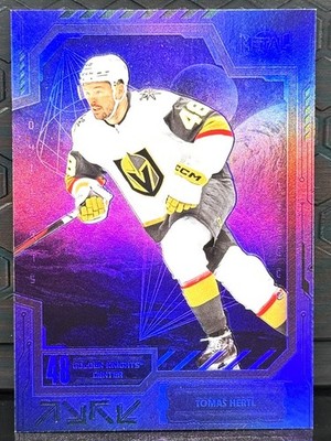 2025-26 SkyBox Metal Universe #26 Tomas Hertl Purple Spectrum FX #090/199