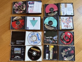 Sega Saturn Japanese Game Lot Langrisser Rayearth Gulliver More