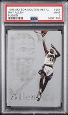 1998 SKYBOX MOLTEN METAL FUSION #25F RAY ALLEN PSA 9