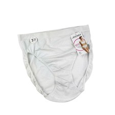 Jockey Seamfree Breathe White Dot Cotton Blend Briefs Size 9 / 2XL