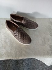A New Day Reese Women's Quilted Slip on Sneakers Gray Memory Foam Womens sz 6.5M