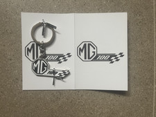 MG CARS 100th ANNIVERSARY METAL KEYRING - NEW IN PACK - LAST FEW IN STOCK
