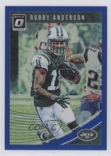 2018 Donruss Optic Blue Prizm 58/149 Robby Anderson #74 0c6