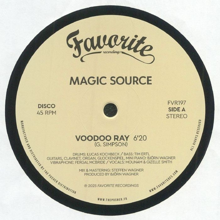 MAGIC SOURCE - Voodoo Ray - Vinyl (12"")
