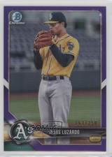 2018 Bowman Chrome Prospects Purple Refractor 163/250 Jesus Luzardo #BCP126 2l4