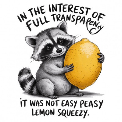 Bügelbild - Plott - Lemon Squeezy - 14cm x 18,3cm - DTF Transfer - DIY - Hoodie 