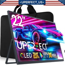 2026 22.0" Portable Monitor 1500:1 Screen PC Monitor 2560 1440P Screen HDMI HDR